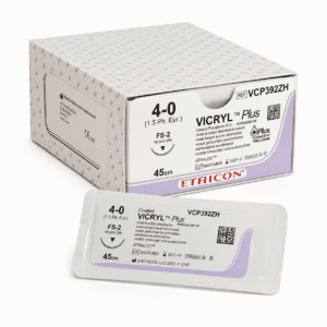 vicryl plus 4-0 met fs-2 19mm naald 45cm