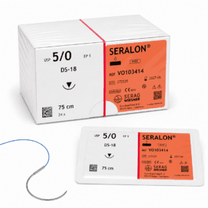 Seralon Blue 0.7 (5/0) DS-18, 0.75m (24 pcs)