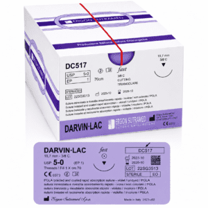 Darvin DC517 5-0, 18,7mm, 3/8C, 70cm, violet (36st)