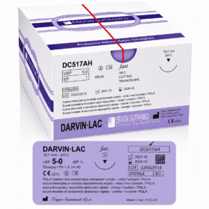 Darvin DC517AH  5-0, 18,7mm, 3/8C, 45cm, violet (36st)