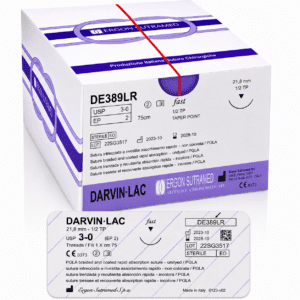 Darvin LAC DE389LR FAST 3-0, 21,8mm, 1/2TP, 75cm, undyed