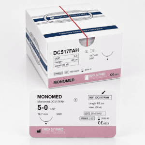 Monomed 5-0, 18,7mm, 3/8C, 45cm, violet (36st)