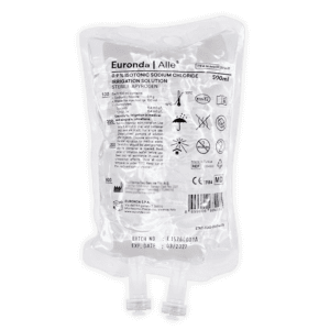 500ml Sodium Chloride 0,9%, (steriel water)