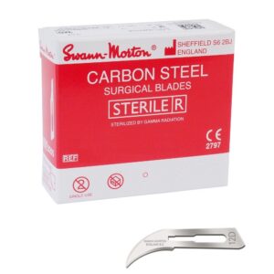 Swann Morton Scalpelmesjes Steriel 12D. 100 st/verp