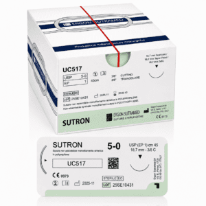 Sutron UC517 5-0, 18,7mm, 3/8C, 45cm, zwart