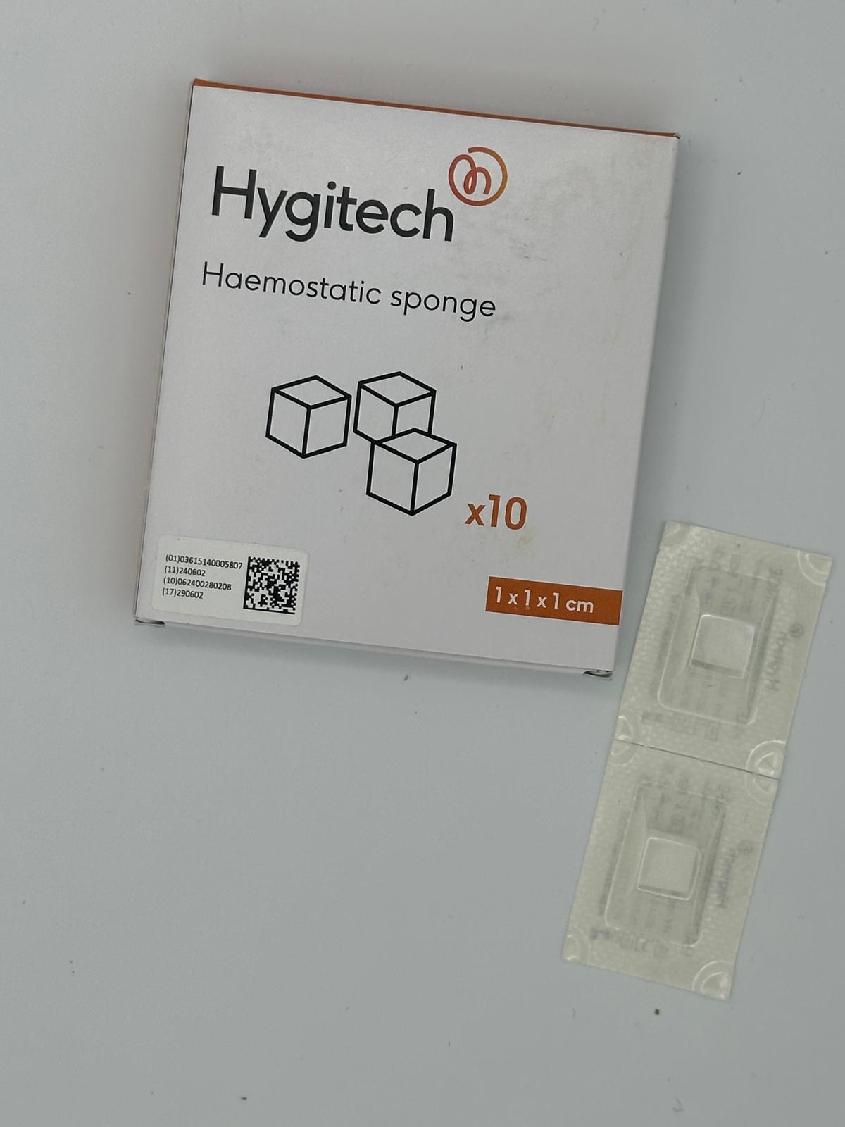 Haemostatic sponge 1x1x1cm (box of 10 pcs) - Afbeelding 2